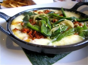 Queso fundido--with or without chorizo--is so delicious and filling that is is better as a main course than as an appetizer.